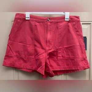 Universal Thread Coral-Red Utility Jean Shorts